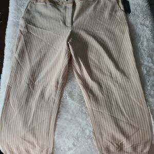 Striped Tan Tommy Hilfiger Slacks, New with Tags, Retails for $89